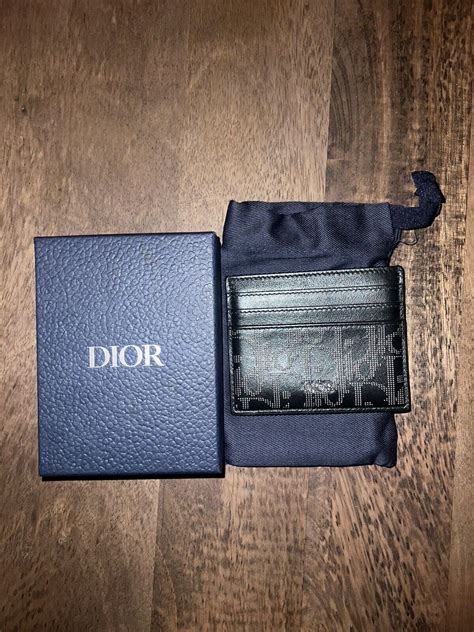 dior card holder men's sale|christian Dior men's wallet prices.